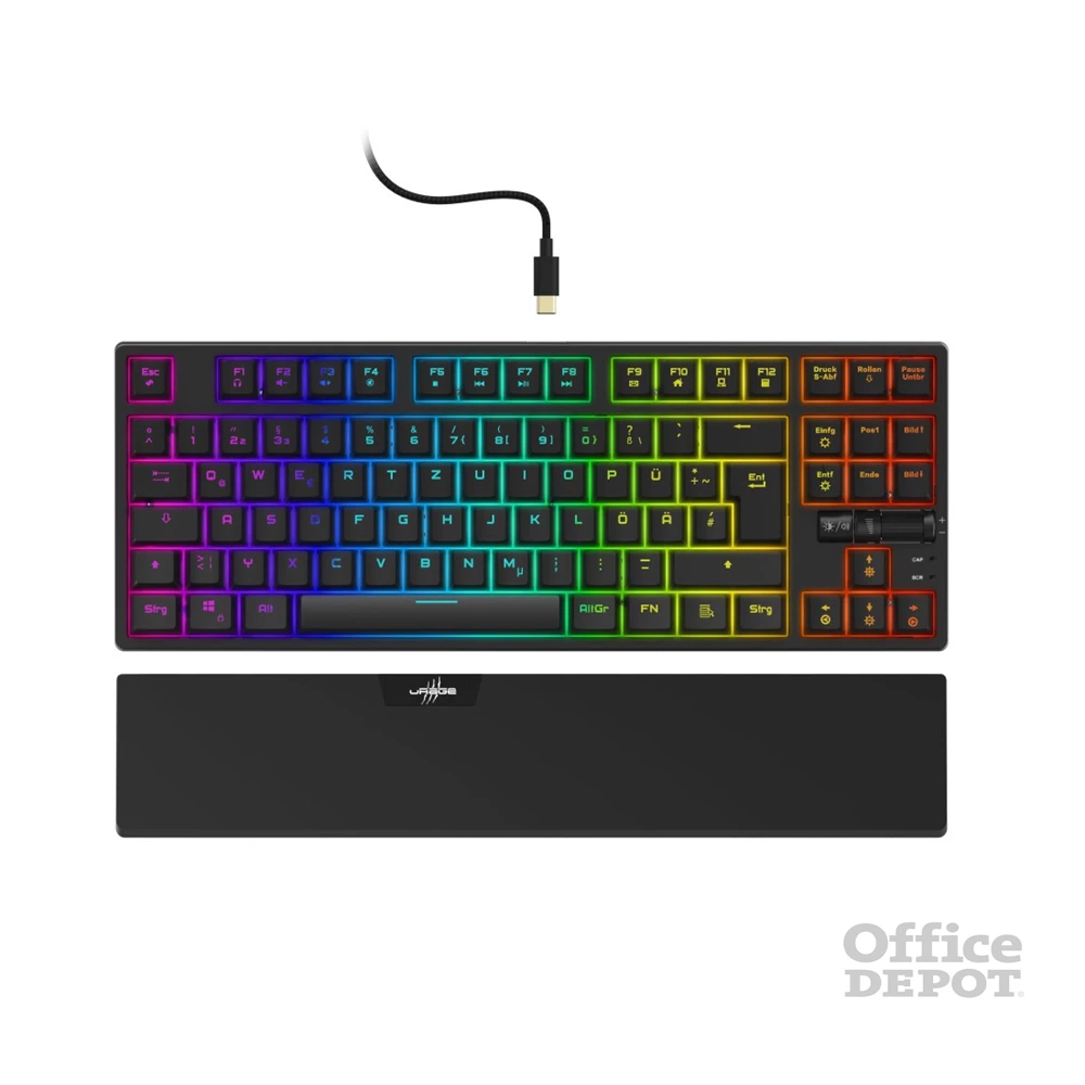 URAGE by Hama 13186069 M3chanical Exodus 860TKL (blue switch) RGB LED gamer billentyűzet