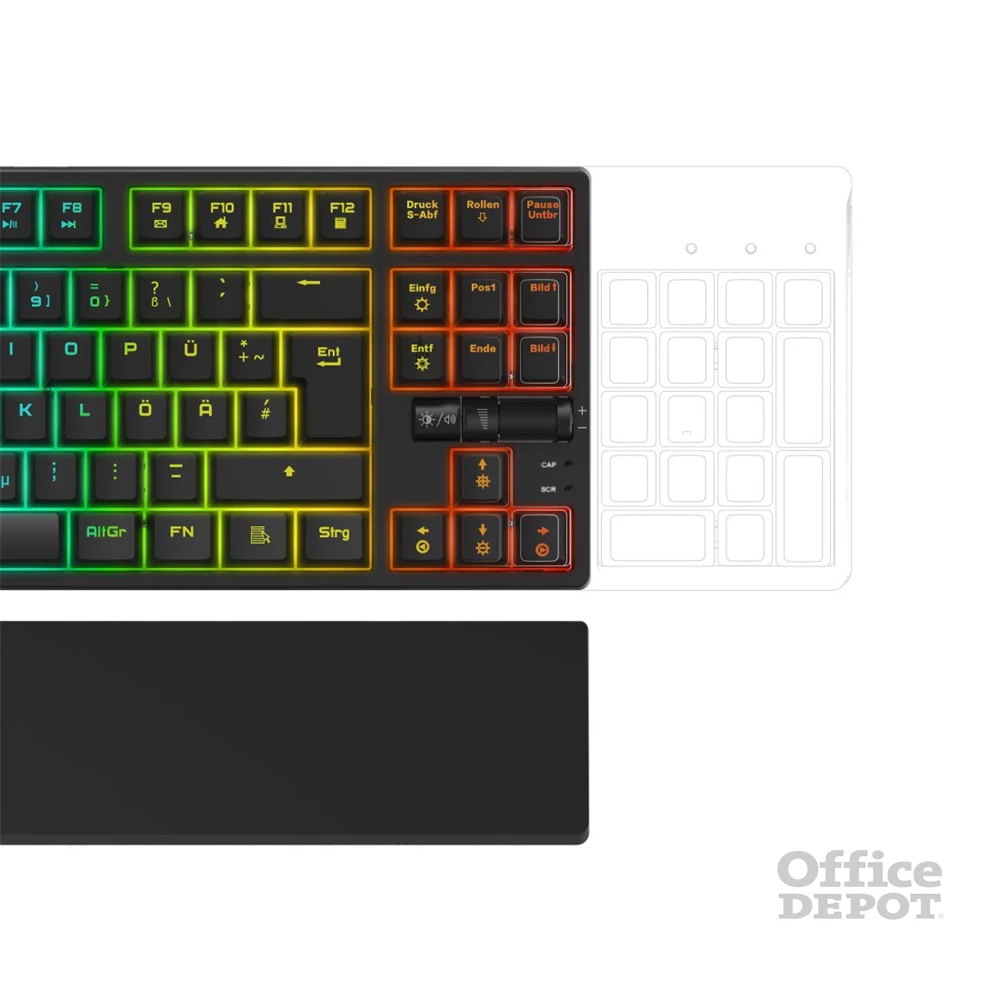 URAGE by Hama 13186069 M3chanical Exodus 860TKL (blue switch) RGB LED gamer billentyűzet