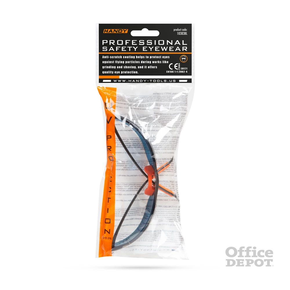 Handy 10383BL professzionális kék védőszemüveg UV védelemmel