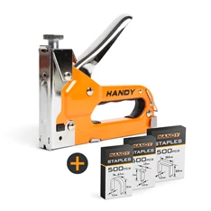 Handy 10442 tűzőgép + kiszedő eszköz + 3 féle kapocs kézi tűzőkapocs szett Handy 10442 tűzőgép + kiszedő eszköz + 3 féle kapocs kézi tűzőkapocs szett