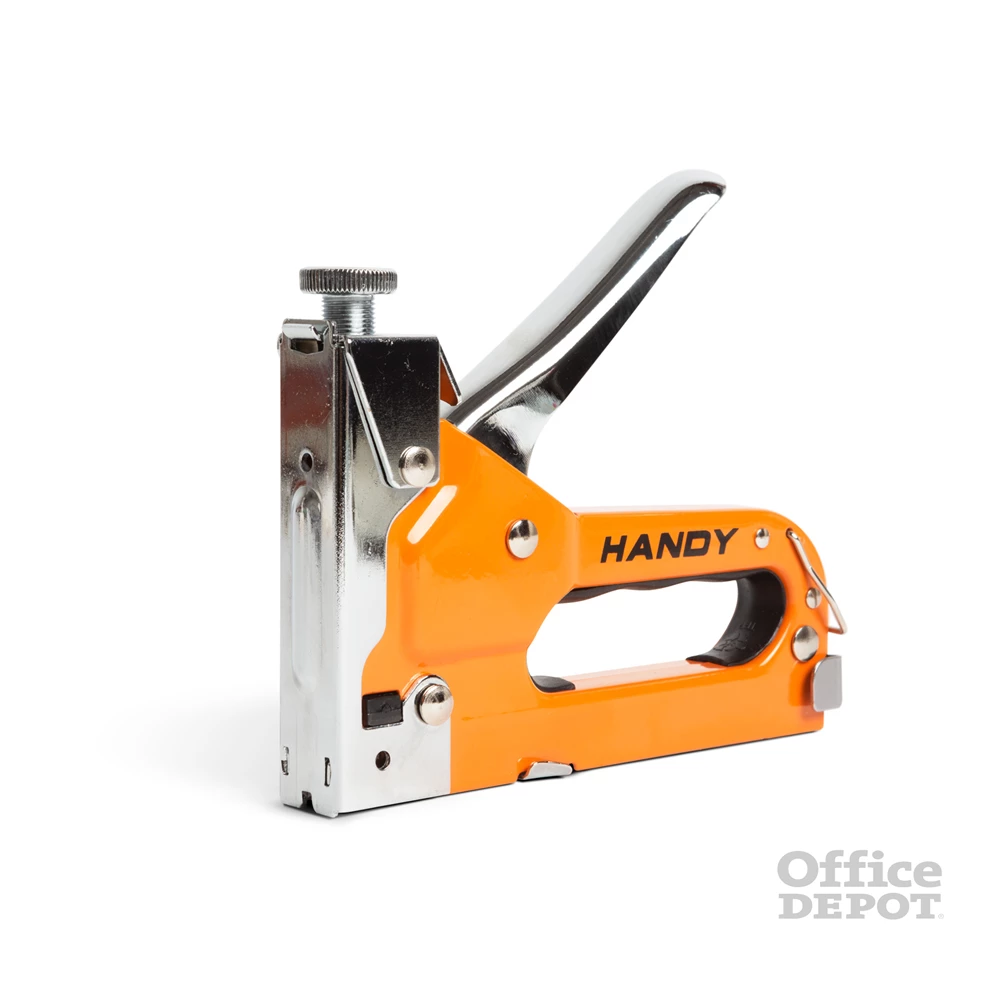 Handy 10442 tűzőgép + kiszedő eszköz + 3 féle kapocs kézi tűzőkapocs szett