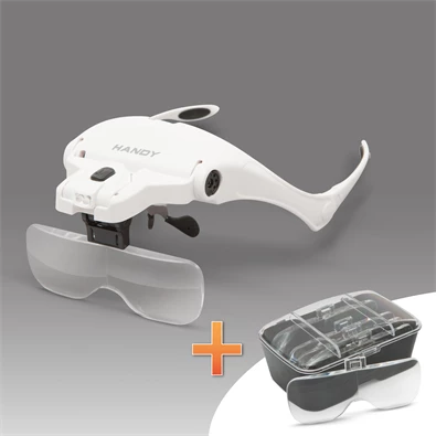 Handy 10792 LED lencse szettel fejpántos nagyító Handy 10792 LED lencse szettel fejpántos nagyító