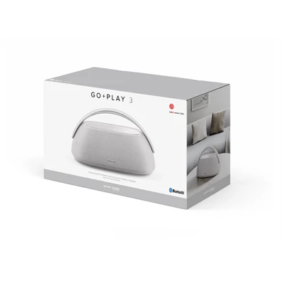 Harman Kardon Go+ Play 3 Bluetooth hordozható szürke hangszóró Harman Kardon Go+ Play 3 Bluetooth hordozható szürke hangszóró