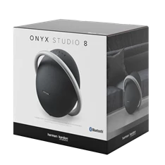 Harman Kardon Onyx Studio 8 Bluetooth hordozható fekete multimédia hangszóró Harman Kardon Onyx Studio 8 Bluetooth hordozható fekete multimédia hangszóró