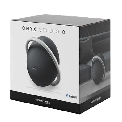 Harman Kardon Onyx Studio 8 Bluetooth hordozható fekete multimédia hangszóró Harman Kardon Onyx Studio 8 Bluetooth hordozható fekete multimédia hangszóró