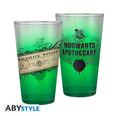 Harry Potter "Polyjuice Potion" 400ml üvegpohár Harry Potter "Polyjuice Potion" 400ml üvegpohár