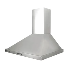Hausberg HB-1260IN inox, szabadonálló, kürtős, méret:42 cm, zajszint:56 dB, páraelszívó