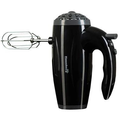 Hausberg HB-4119NG 300W-os fekete elektromos kézimixer réz motorral Hausberg HB-4119NG 300W-os fekete elektromos kézimixer réz motorral