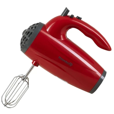 Hausberg HB-4119RS 300W vörös elektromos kézimixer réz motorral Hausberg HB-4119RS 300W vörös elektromos kézimixer réz motorral