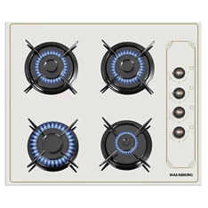 Hausberg HB-570RST bézs, rusztikus, beépíthető,gáz,  főzőzóna: 3 +1 égőfej, beépíthető méret:70cm, főzőlap