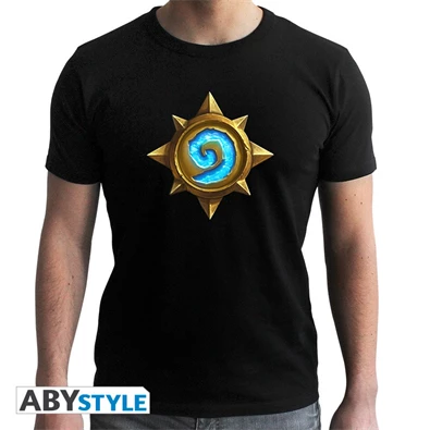 Hearthstone "Rosace" fekete féri póló, M méret Hearthstone "Rosace" fekete féri póló, M méret