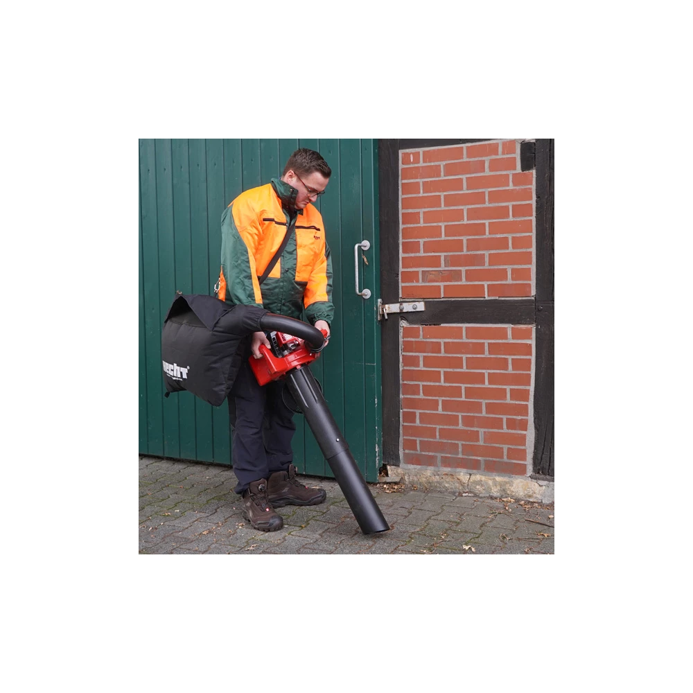 Hecht 9280 benzinmotoros lombfúvó-szívó gyűjtő