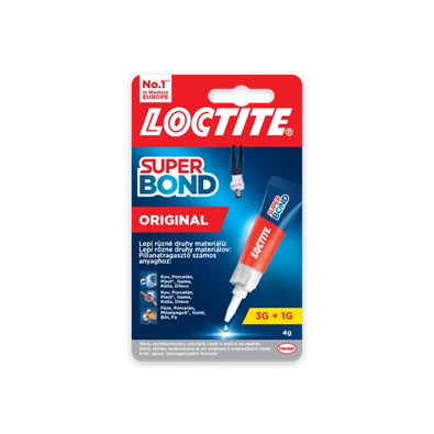 Henkel Loctite Super Bond Original 4g pillanatragasztó Henkel Loctite Super Bond Original 4g pillanatragasztó
