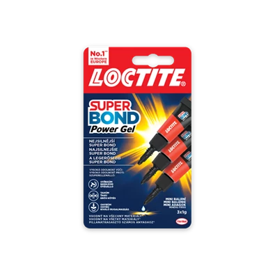Henkel Loctite Super Bond Power Gél Mini Trio 3x1g pillanatragasztó Henkel Loctite Super Bond Power Gél Mini Trio 3x1g pillanatragasztó