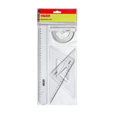 Herlitz 4 részes vonalzókészlet Herlitz 4 részes vonalzókészlet