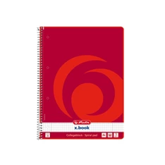 Herlitz A4 160lapos kockás perforált spirálfüzet Herlitz A4 160lapos kockás perforált spirálfüzet