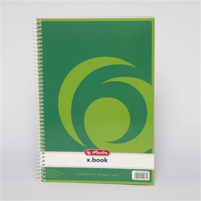 Herlitz A5 80lapos sima spirálfüzet Herlitz A5 80lapos sima spirálfüzet