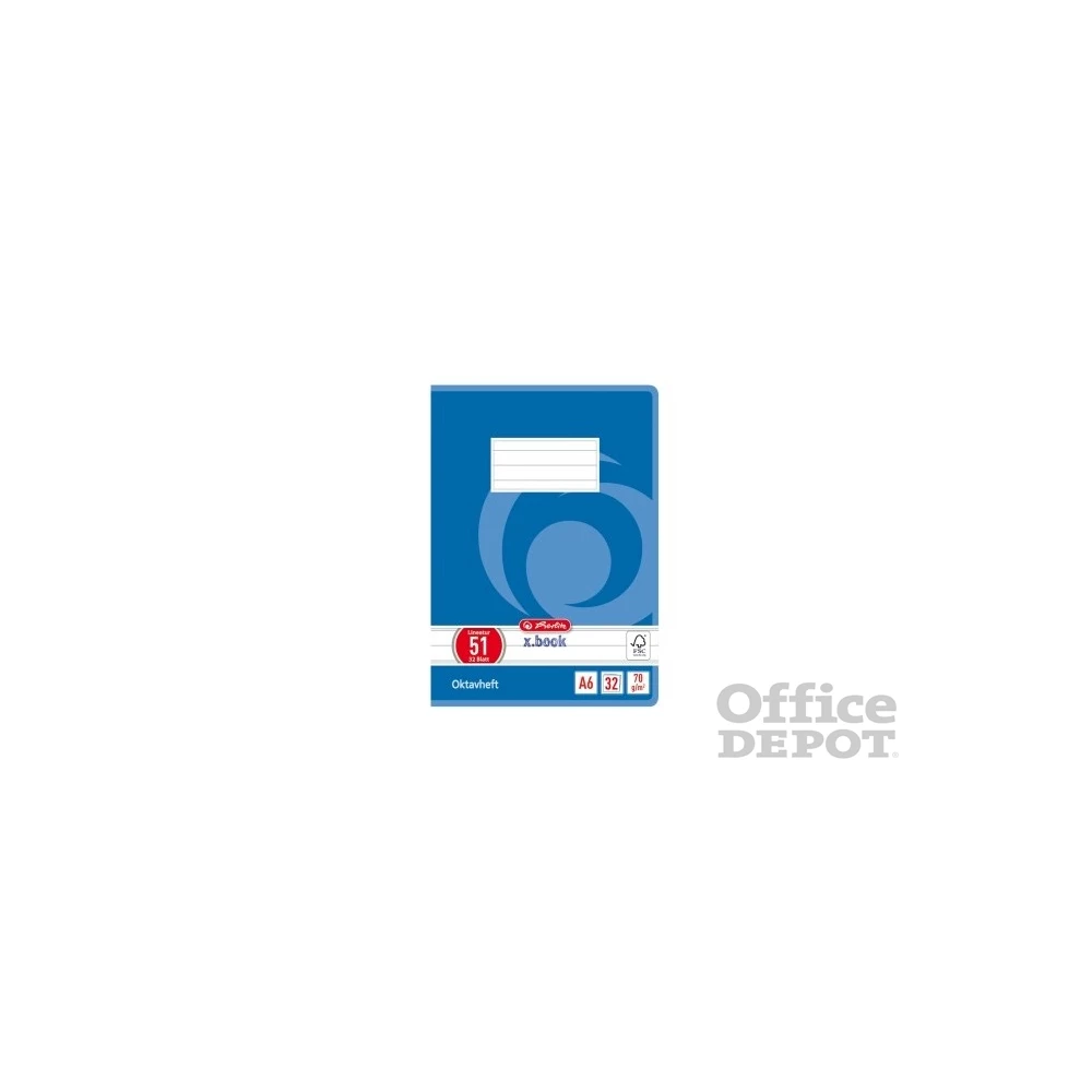 Herlitz A6 32lapos vonalas füzet