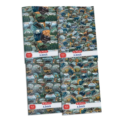 Herlitz Adventure A4 87-32 kockás füzet Herlitz Adventure A4 87-32 kockás füzet