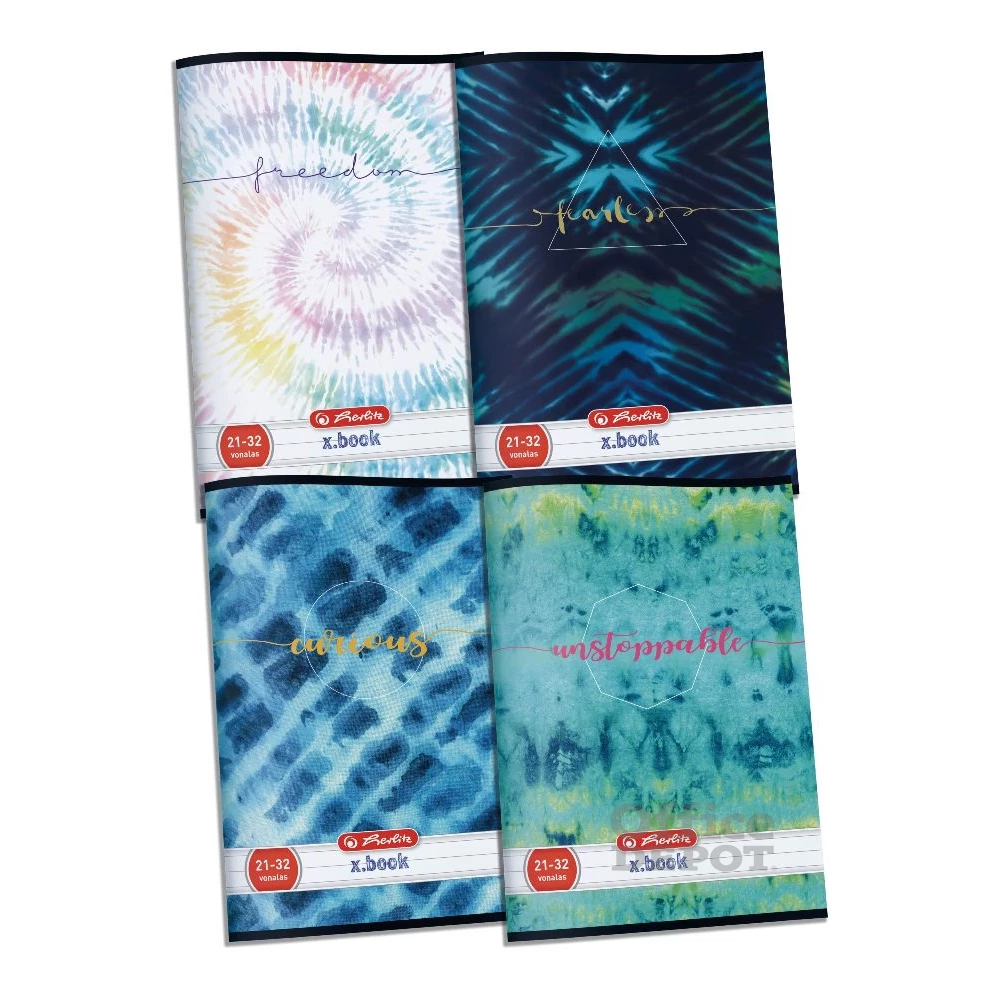 Herlitz Batik A5  21-32  vonalas füzet
