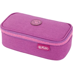 Herlitz BeatBox ABC 1 klapnis 1 cipzáras zsebes lila és pink tolltartó Herlitz BeatBox ABC 1 klapnis 1 cipzáras zsebes lila és pink tolltartó
