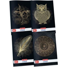 Herlitz Black&Gold A4 40lapos vonalas füzet Herlitz Black&Gold A4 40lapos vonalas füzet