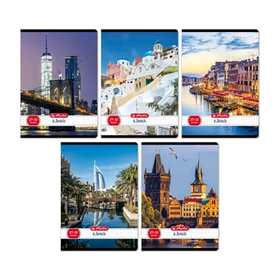 Herlitz City A5 27-32 kockás füzet Herlitz City A5 27-32 kockás füzet