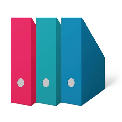 Herlitz Color Blocking 7cm karton türkiz iratpapucs Herlitz Color Blocking 7cm karton türkiz iratpapucs