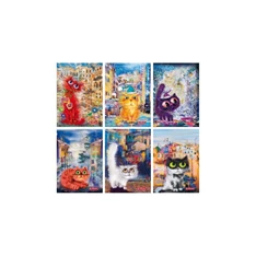 Herlitz Crazy Cats PP A5 60lapos vonalas füzet Herlitz Crazy Cats PP A5 60lapos vonalas füzet