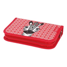 Herlitz Cute Animals Zebra 31 részes 2-klapnis tolltartó Herlitz Cute Animals Zebra 31 részes 2-klapnis tolltartó