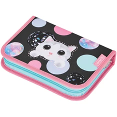 Herlitz Cute Cat 31 részes 2-klapnis töltött tolltartó