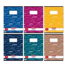 Herlitz Design A4 82-32 szótárfüzet Herlitz Design A4 82-32 szótárfüzet