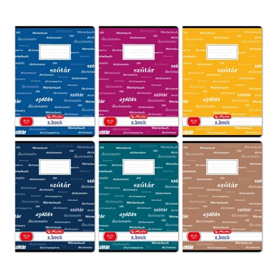 Herlitz Design A4 82-32 szótárfüzet Herlitz Design A4 82-32 szótárfüzet