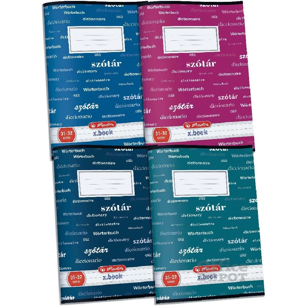Herlitz Design A5 31-32 szótárfüzet