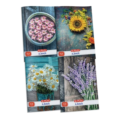 Herlitz Flower A4 87-32 kockás füzet Herlitz Flower A4 87-32 kockás füzet