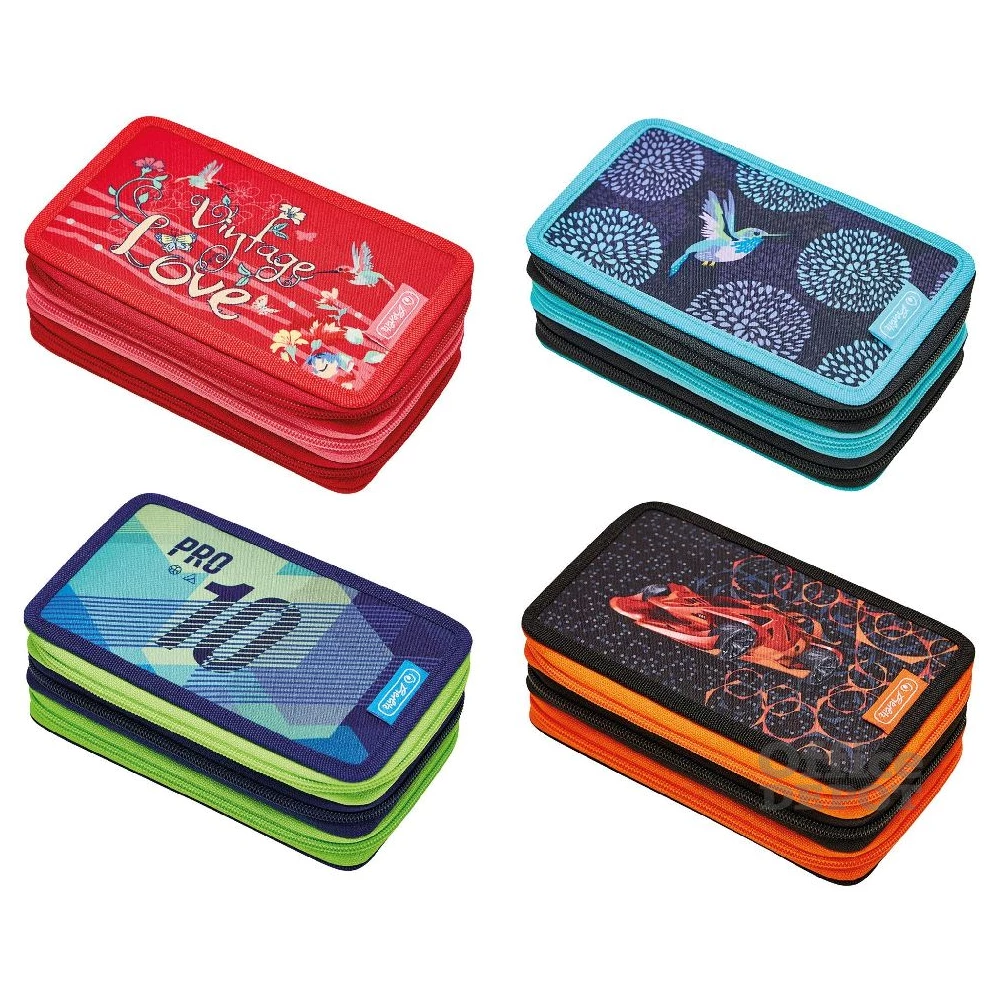 Herlitz Girls-Boys Mix 3 emeletes üres tolltartó