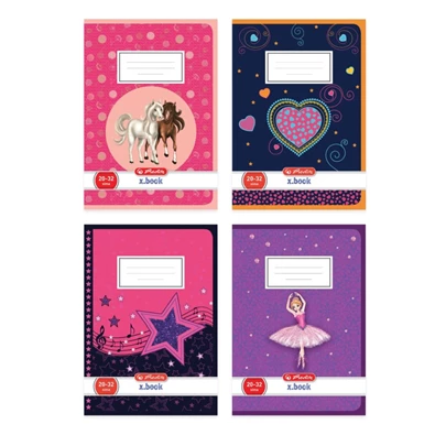 Herlitz Girls A5 20-32 sima füzet Herlitz Girls A5 20-32 sima füzet