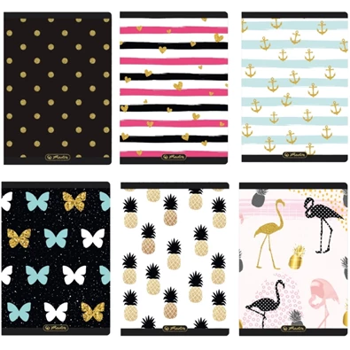 Herlitz Glamour A5 60lapos kockás füzet Herlitz Glamour A5 60lapos kockás füzet