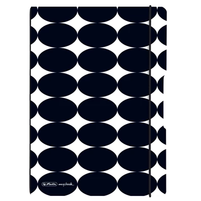Herlitz Just Black My.book flex A4 pontozott 40lapos füzet Herlitz Just Black My.book flex A4 pontozott 40lapos füzet