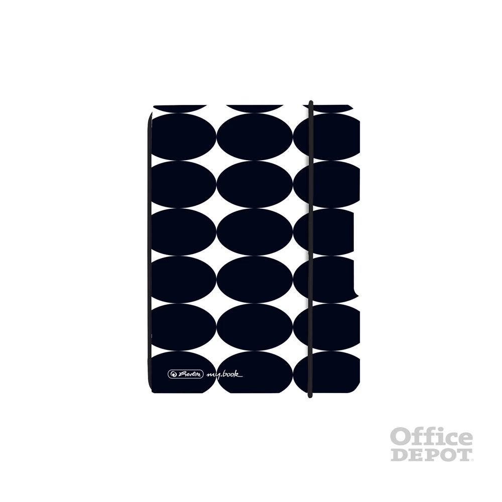 Herlitz Just Black My.book flex A6 pontozott 40lapos füzet