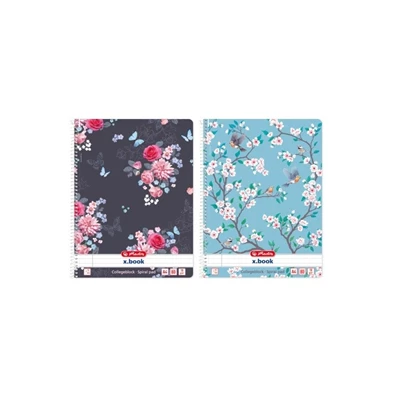 Herlitz Ladylike A4 80lapos vonalas spirálfüzet Herlitz Ladylike A4 80lapos vonalas spirálfüzet