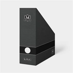 Herlitz Montana 11cm fekete karton iratpapucs Herlitz Montana 11cm fekete karton iratpapucs