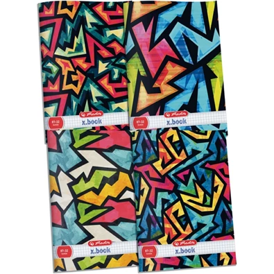 Herlitz Neon Art A4 87-32 kockás füzet Herlitz Neon Art A4 87-32 kockás füzet