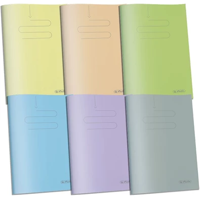 Herlitz PP A4 60lapos kockás vegyes színű füzet Herlitz PP A4 60lapos kockás vegyes színű füzet