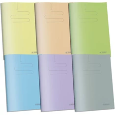 Herlitz PP A4 60lapos vonalas vegyes színű füzet Herlitz PP A4 60lapos vonalas vegyes színű füzet