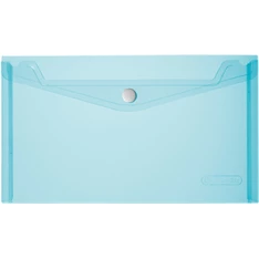 Herlitz PP DL átlátszó kék patentos tasak Herlitz PP DL átlátszó kék patentos tasak