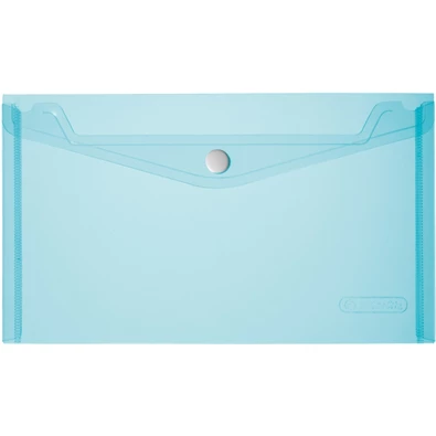 Herlitz PP DL átlátszó kék patentos tasak Herlitz PP DL átlátszó kék patentos tasak