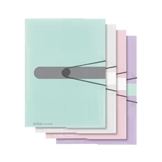 Herlitz Pastell A4 lila gumis mappa Herlitz Pastell A4 lila gumis mappa