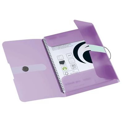 Herlitz Pastell A4 lila gumis mappa Herlitz Pastell A4 lila gumis mappa