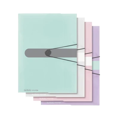 Herlitz Pastell A4 lila gumis mappa Herlitz Pastell A4 lila gumis mappa